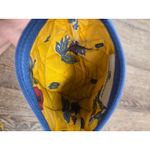 Vera Bradley  Blue FRENCH Yellow Zip Wallet Coin Case Pouch Vintage Photo 9