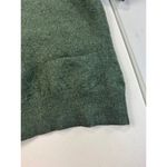 Willi Smith Merino Wool Short Sleeve Green Sweater Pocket Top Womens Large Photo 2