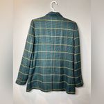 ANINE BING  Madeline Blazer In Green Plaid Size Medium Photo 7