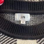 LPA  Black and White Checkered Sweater Mini Dress Photo 2