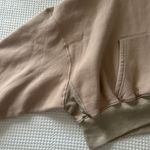 Oat Haus Cropped Sweatshirt Tan Size L Photo 3