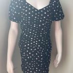 ZARA  Black and White Polkadot minidress Photo 4