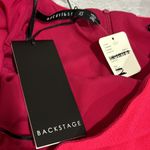 Backstage NEW  x Free People Off the Shoulder Mini Dress Bell Sleeve Pink Size small . Photo 10