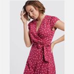 Draper James  Pink Floral Wrap Dress - Size 4 Photo 2