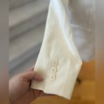 Anthropologie NWT Mare Mare x  Cream Sheen Blazer Photo 2