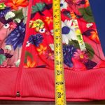 Adidas  floral Athletic Jacket Full zip L Photo 5