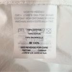 J.Crew Black Label White Poplin Flutter Sleeve Faux Wrap Top Size 2 Petite Photo 14