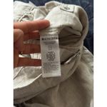 Athleta Women's Voyager Linen Pants Undyed Beige Elastic Adjustable Waist Sz 6 T Photo 5