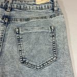 Ban Jara Blue High-Waisted Distressed Jean Shorts Photo 4