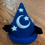 Disney Vintage Disneyland Blue Velveteen Mickey Mouse Fantasia Hat Photo 0