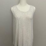 Athleta Revive Drap Tank Top Ribbed Open Back Workout Lounge Heathered Oatmeal Photo 0
