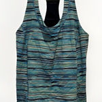 The North Face Vaporwick Racer Back Striped Tank Top Womens Large Activewear Photo 0