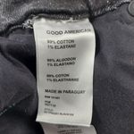 Good American  Womens Jeans Size 6/28 Black High Rise Straight Leg Denim Trendy Photo 3