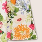 Bloomchic Floral Backless Shirred Square Neck Pocket Ruffle Hem Dress Photo 4