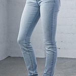 PacSun Light Wash Low Rise Distressed Skinny Jeans Photo 3