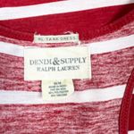 Denim & Supply Ralph Lauren Ralph Lauren Denim & Supply Women Racerback Maxi Dress Medium Nautical Preppy Photo 4