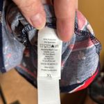 LuLaRoe NWT ELIANA SLEEVELESS TIERED TOP Red Blue Floral 4th of July Size XL Photo 5