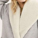 We The Free NWT Free People Wool Sherpa Coat Coco Cozy Grey Photo 1