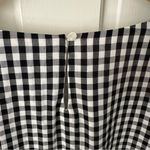 DIP Black & White Gingham Long Sleeve Blouse Bell Sleeves Size M Size M Photo 4