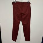 Stitch Fix Liverpool Madonna Skinny Suede Legging Burgundy Deep Henna Size 10/30 Red Photo 5