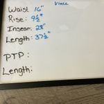 Vince  Mason Relaxed Rolled Women's Jeans Size 28 Blue Distressed Denim Photo 8