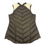 Athleta Responsible Down Puffer/Fleece Tundra Vest | Two Toned Olive/Cream | M Photo 2