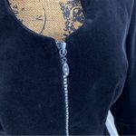 Vintage Althuser 80s Velvet Jacket Skirt‎ Set Eveningwear Black 4 Black Photo 4