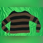 margaret o'leary NWT Margaret O’Leary The Rugby Pullover Striped Sweater - Black and Brown size S Photo 2