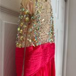 Milano Formals Fuchsia & Gold Beaded Evening Gown – Size 6 – NWT Photo 9