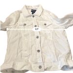 Jones New York White Linen Jacket Women's Small Button Front Lightweight Casual Photo 8