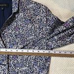 Talbots EUC  Ditsy Floral Print Blazer Cotton Two‎ Button Jacket Womens 8 Photo 7
