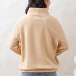 Dudley Stephens Tan Baldwin Mock Neck Terry Cloth Style Sweater XS Photo 1