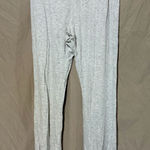 Light grey wide leg sweatpants Photo 0