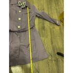 Apt. 9  Womens Lavender Double Breasted Belted Trench Coat Size Medium Photo 7