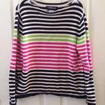 Sag Harbor FINAL MARKDOWN Ladies'  Sport Striped Sweater (large) Photo 0
