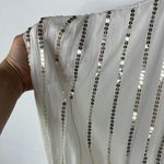 Source Unknown Cover kimono wrap sequined off white Photo 8