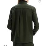 Theory  Larissa 2 green long-sleeved buttoned top Photo 1