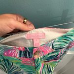 Lilly Pulitzer  Pink and Green Tropical Mini Skirt skort! Size 2 Photo 1