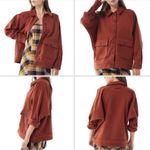 Urban Outfitters UO Chelsea Wool Shirt Jacket in color chocolate Photo 4