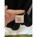 Philosophy Black Long Sleeve Waffle Knit V Neck Top Size 1X Minimal Comfy Casual Photo 4