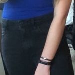 Amazing Lace Royal Blue V Neck Bodysuit Photo 0