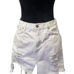 Free People  "We The Free" White Denim Mini Skirt, Size 26 Photo 0