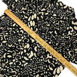 ZARA Women's Leopard Top Blouse Medium Collar Button Down Shirt MISSING BELT Photo 3