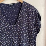 Madewell Easy Midi Dress in Spring Fling Dark Baltic Photo 2