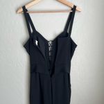 Ramy Brook  Whitley Lace Up Sleeveless Wide Leg Jumpsuit Black Size Women’s 4 Photo 4