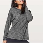 Lululemon ✨ Laced With Intent Grey Laced Back Long Sleeve Sz 6 Top✨ Photo 1