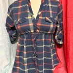 Eden & Olivia Plaid Button-Up Women's Top Photo 0