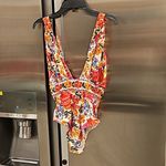 Farm Rio ππ Spring Bananas One Piece Swimsuit ~ Spring Bananas Print XS NWT Photo 12