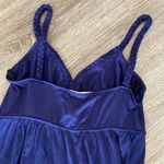 julie's closet Y2k boutique boho ombré maxi dress navy blue sleeveless bohemian small Photo 4