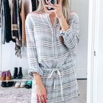 Xirena Sorento Striped Swim Cover up Mini Tunic Dress Photo 1